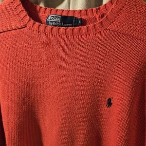 Polo by Ralph Lauren Men's Red Sweater